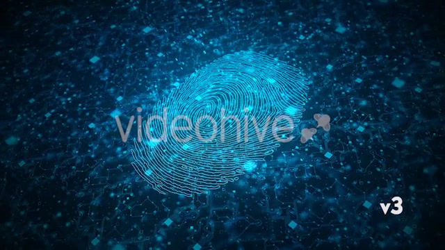 Digital Fingerprint Artificial Intelligence Network Connection - Download Videohive 21073866