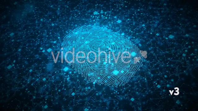 Digital Fingerprint Artificial Intelligence Network Connection - Download Videohive 21073866