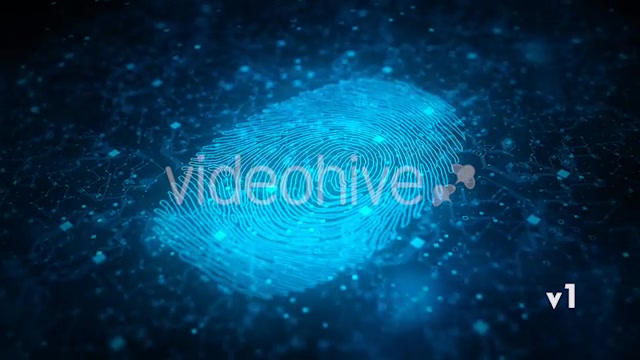 Digital Fingerprint Artificial Intelligence Network Connection - Download Videohive 21073866