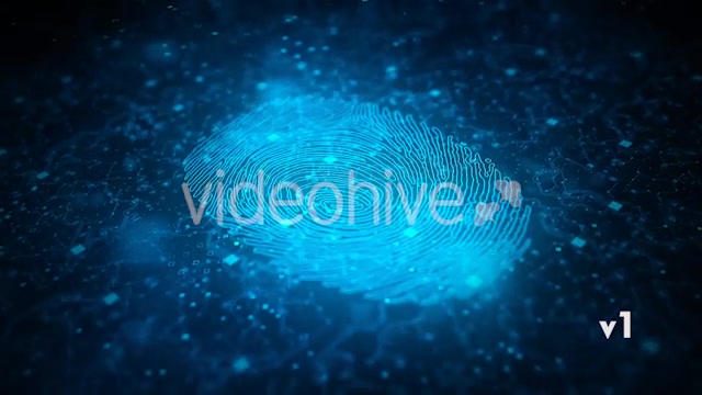 Digital Fingerprint Artificial Intelligence Network Connection - Download Videohive 21073866