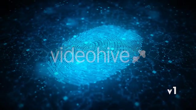 Digital Fingerprint Artificial Intelligence Network Connection - Download Videohive 21073866