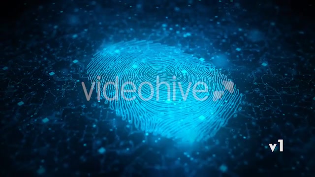 Digital Fingerprint Artificial Intelligence Network Connection - Download Videohive 21073866