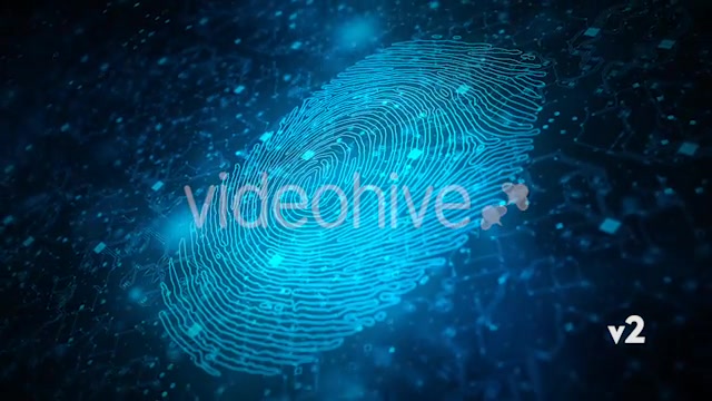 Digital Fingerprint Artificial Intelligence Network Connection - Download Videohive 21073866