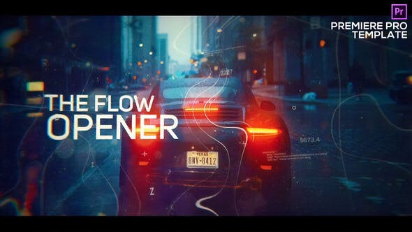 Digital Flow Modern Opener for Premiere Pro - 25728663 Download Videohive