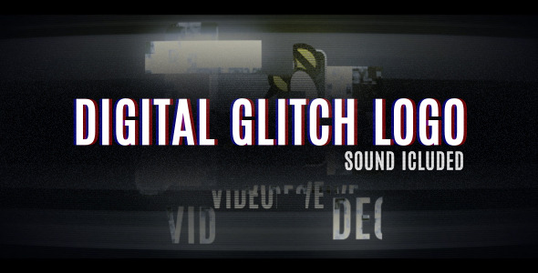 Digital Glitch Logo - Download Videohive 11996035