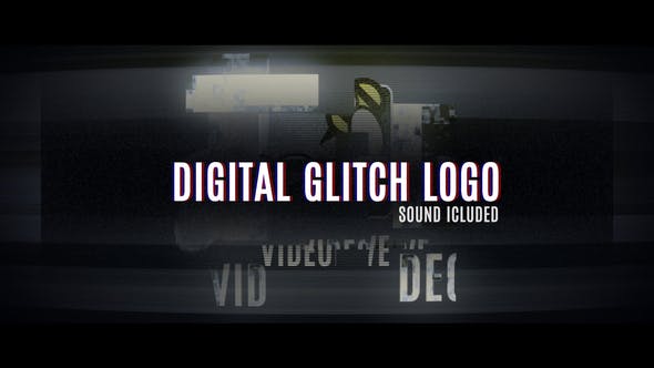Digital Glitch Logo Premiere Pro MOGRT - Download Videohive 25654840