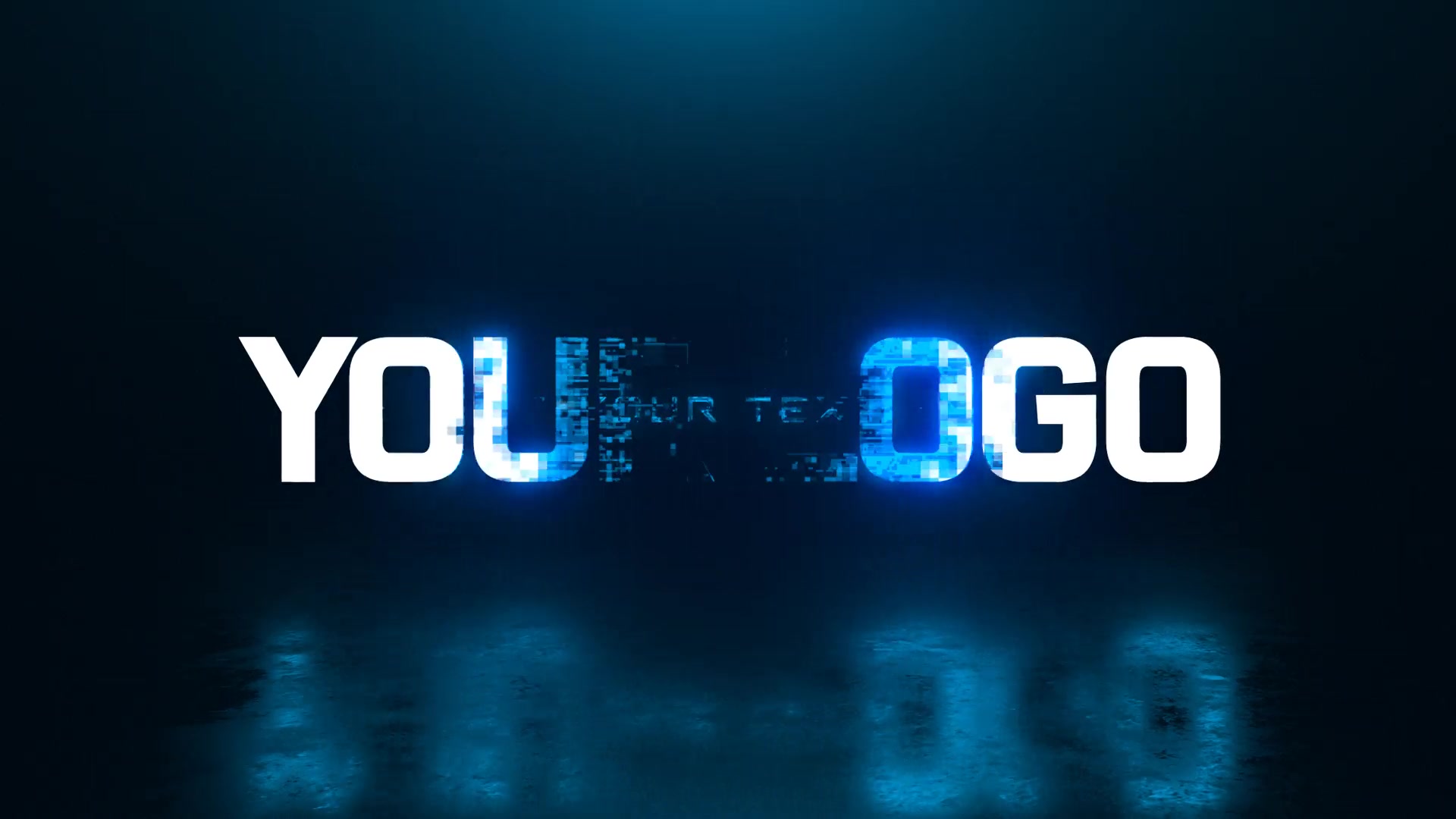 Digital glitch logo reveal Videohive 37902038 After Effects Image 10