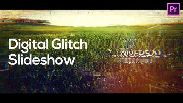 Digital Glitch Slideshow for Premiere Pro - 33336909 Videohive Download