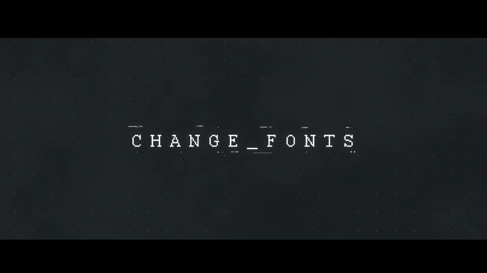 digital glitch text after effects free download