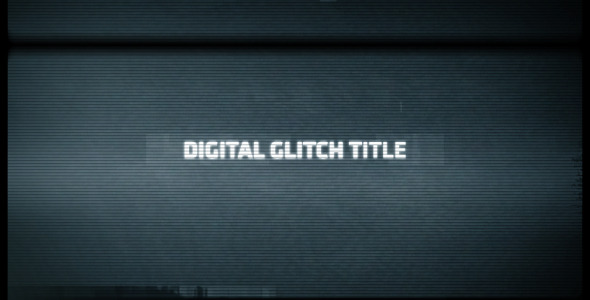 Digital Glitch Title - Download Videohive 4074148