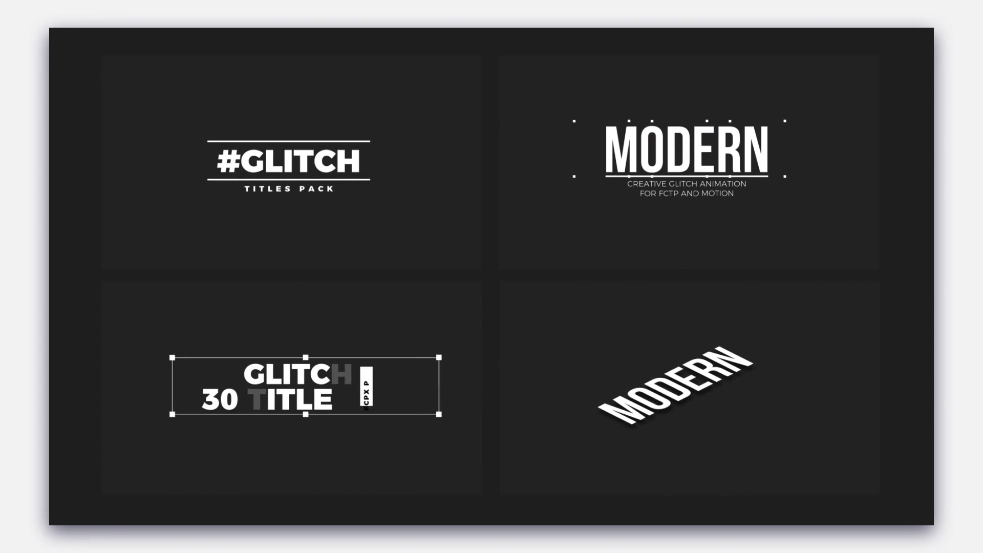 Digital Glitch Titles | For FCPX Videohive 27391509 Apple Motion Image 4