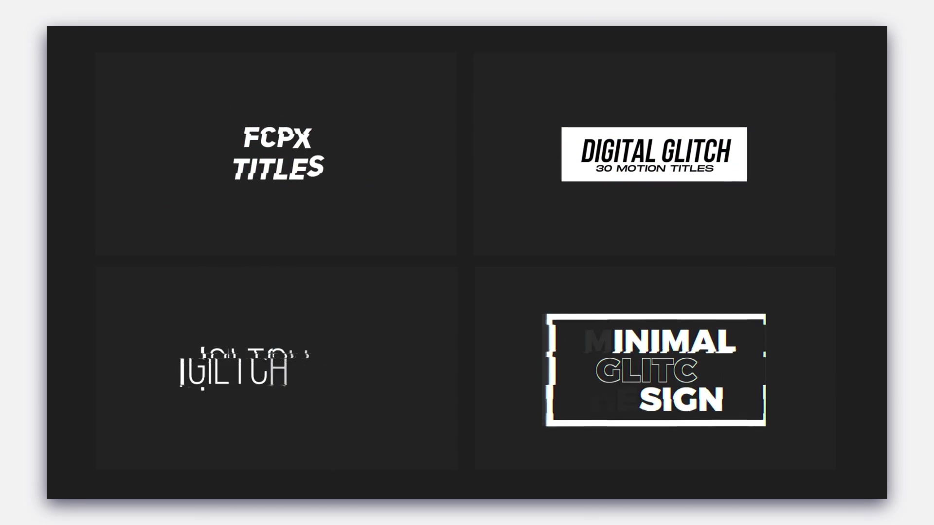 Digital Glitch Titles | For FCPX Videohive 27391509 Apple Motion Image 9