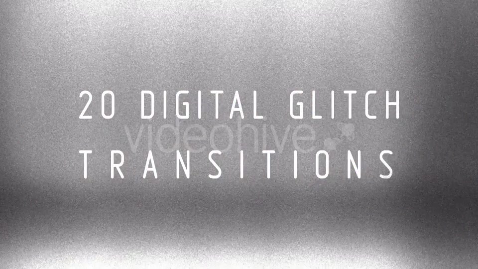 Digital Glitch Transitions - Download Videohive 9215728