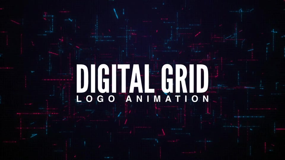 Digital Grid Logo Animation - Download Videohive 23146902