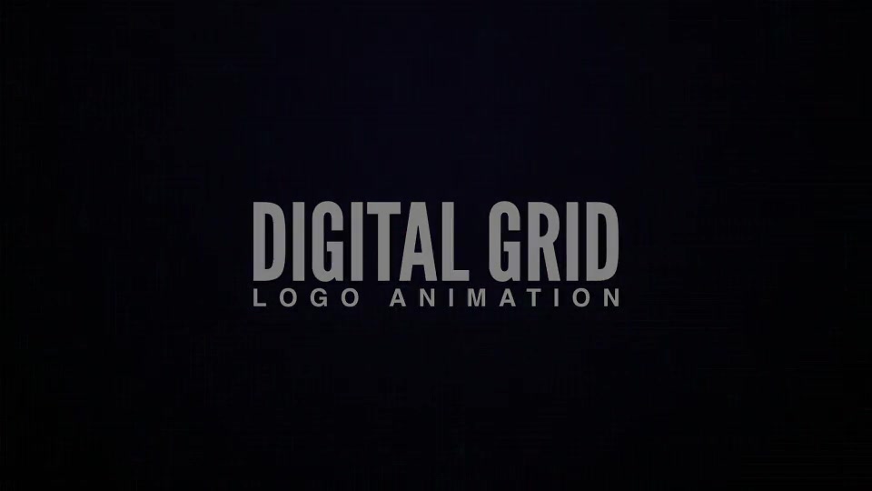 Digital Grid Logo Animation - Download Videohive 23146902
