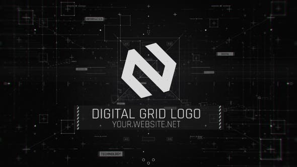 Digital Grid Logo - Download 27791394 Videohive
