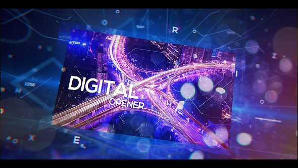 Digital Holographic Opener - Download Videohive 19998636