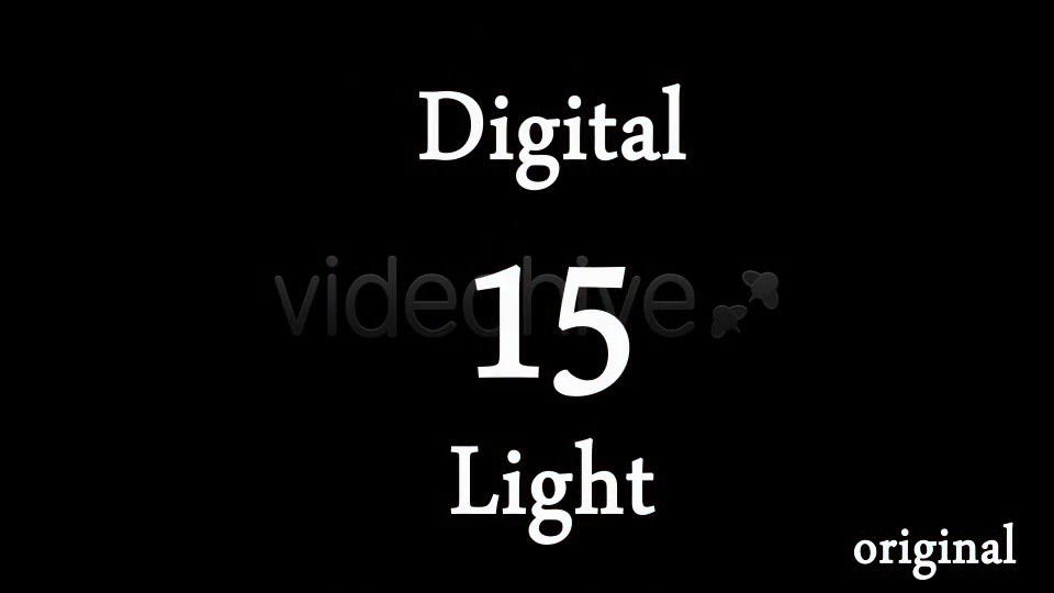 Digital Light 3 (15 Pack) - Download Videohive 3820988