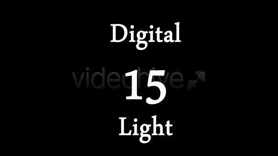 Digital Light 3 (15 Pack) - Download Videohive 3820988