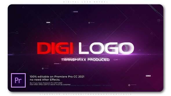 Digital Logo Reveal - Download Videohive 33869492