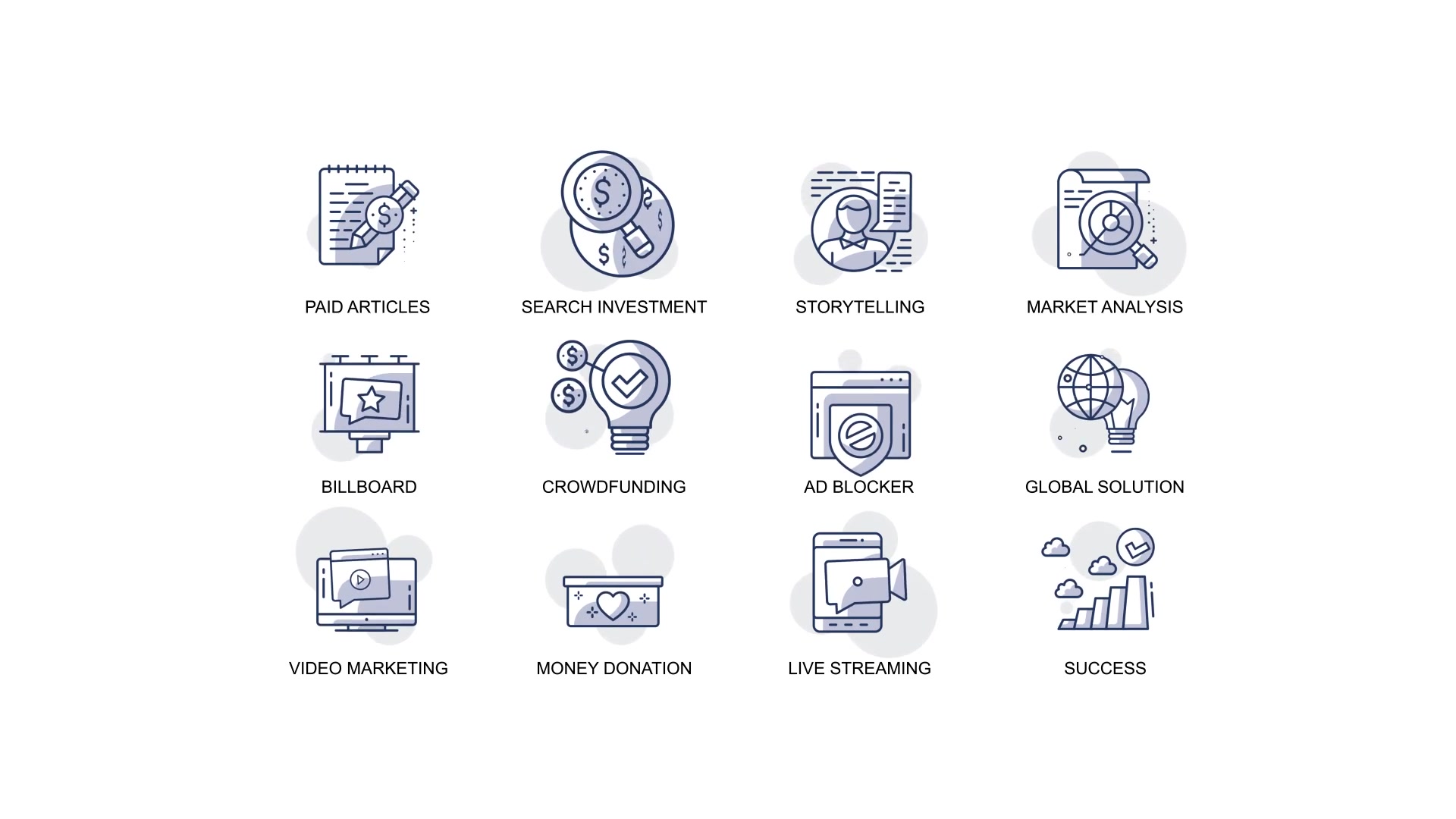 Digital marketing 2 Animation Icons Videohive 32812236 After Effects Image 4