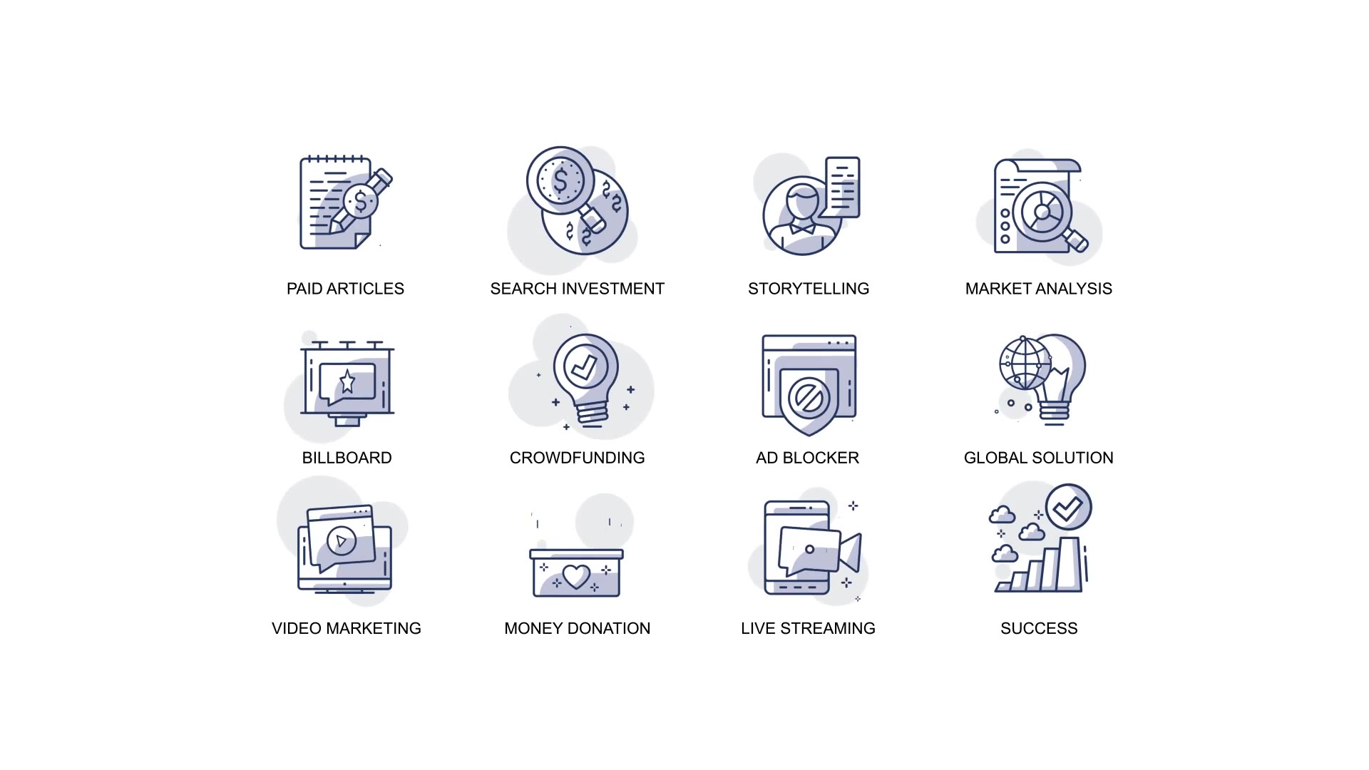 Digital marketing 2 Animation Icons Videohive 32812236 After Effects Image 5