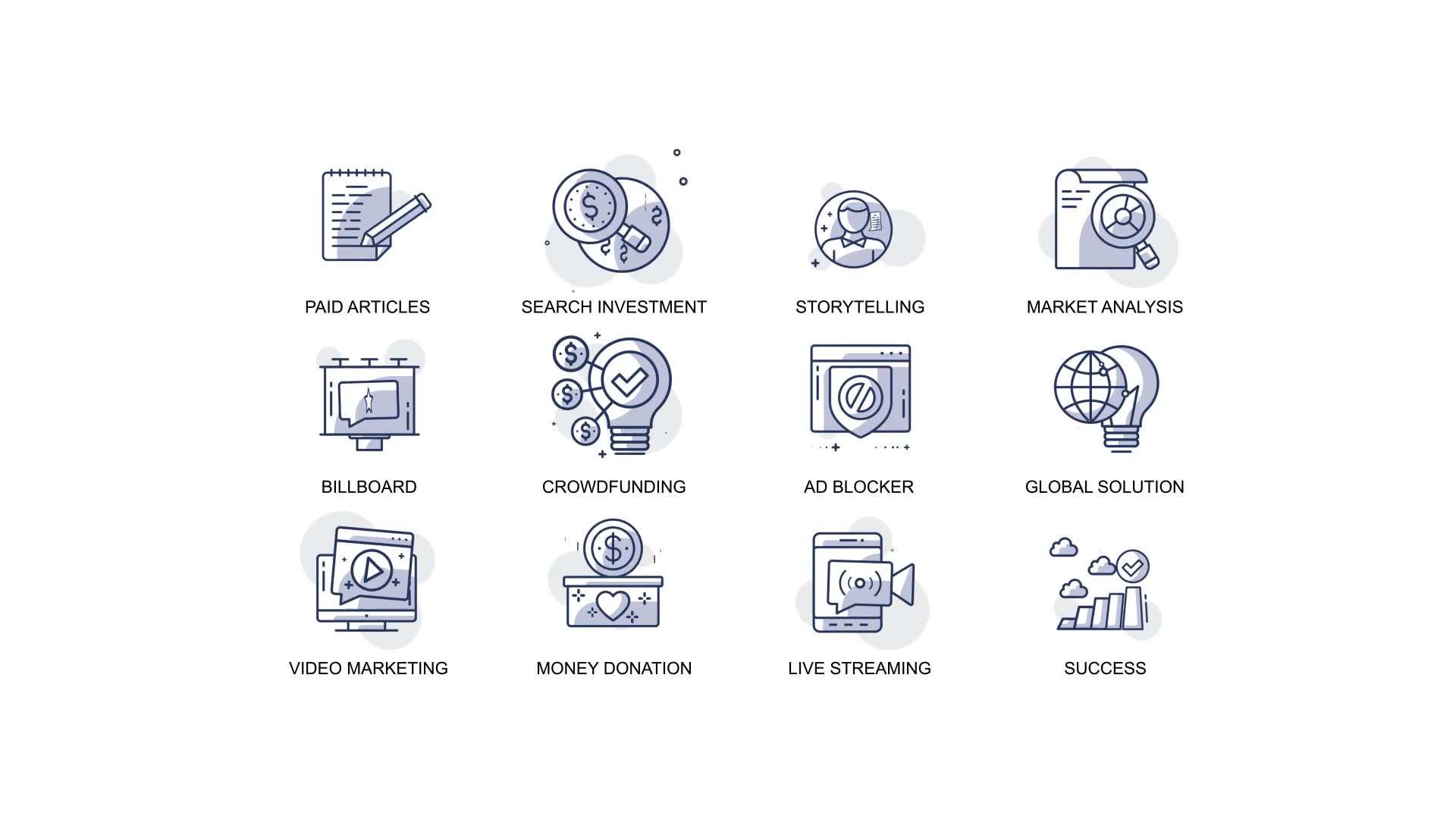 Digital marketing 2 Animation Icons Videohive 32812236 After Effects Image 6