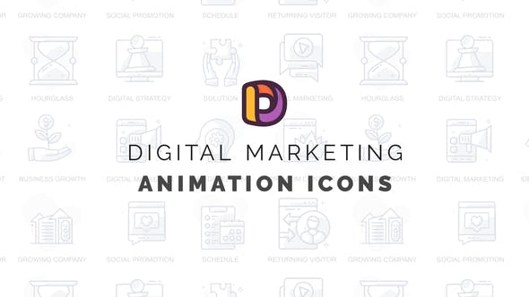 Digital marketing 2 Animation Icons - Download 32812236 Videohive