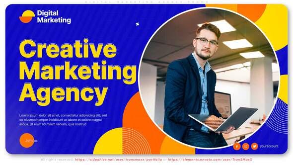 Digital Marketing Agency Promo - 31523069 Videohive Download