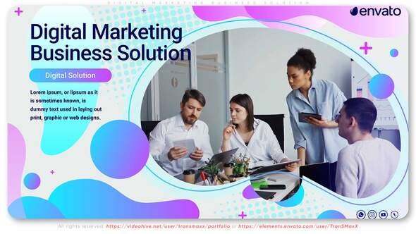 Digital Marketing Business Solution - Download 33001992 Videohive
