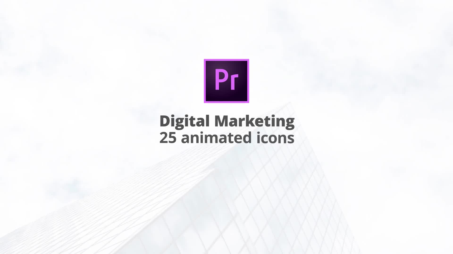 Digital Marketing – Flat Animation Icons (MOGRT) Videohive 23662317 Premiere Pro Image 1