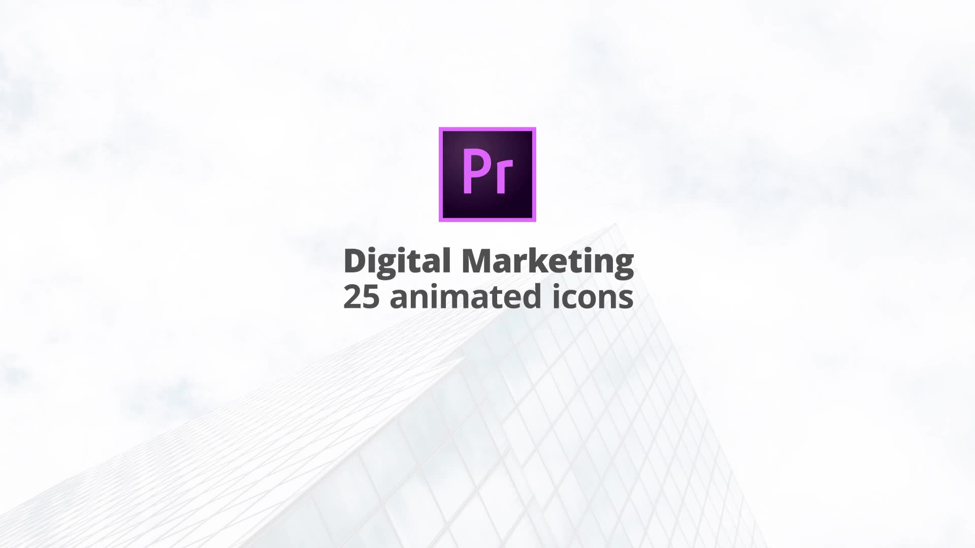 Digital Marketing – Flat Animation Icons (MOGRT) Videohive 23662317 Premiere Pro Image 2