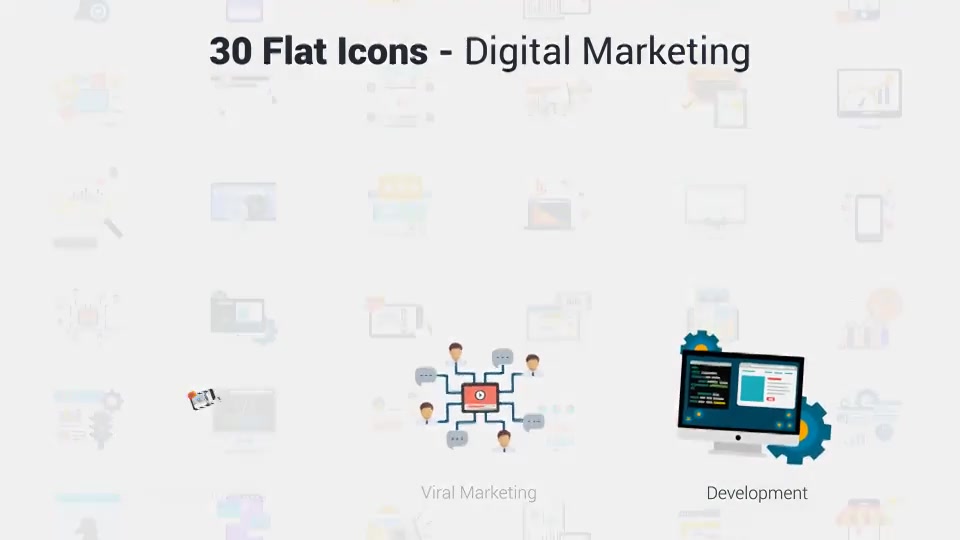 Digital Marketing Icons Videohive 36225419 After Effects Image 12