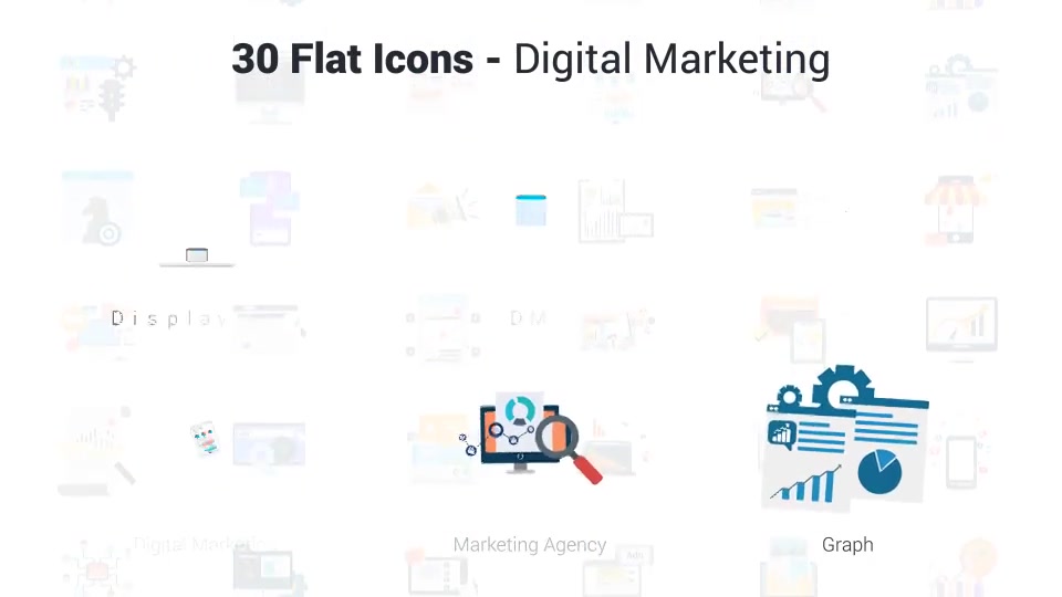 Digital Marketing Icons Videohive 36225419 After Effects Image 7