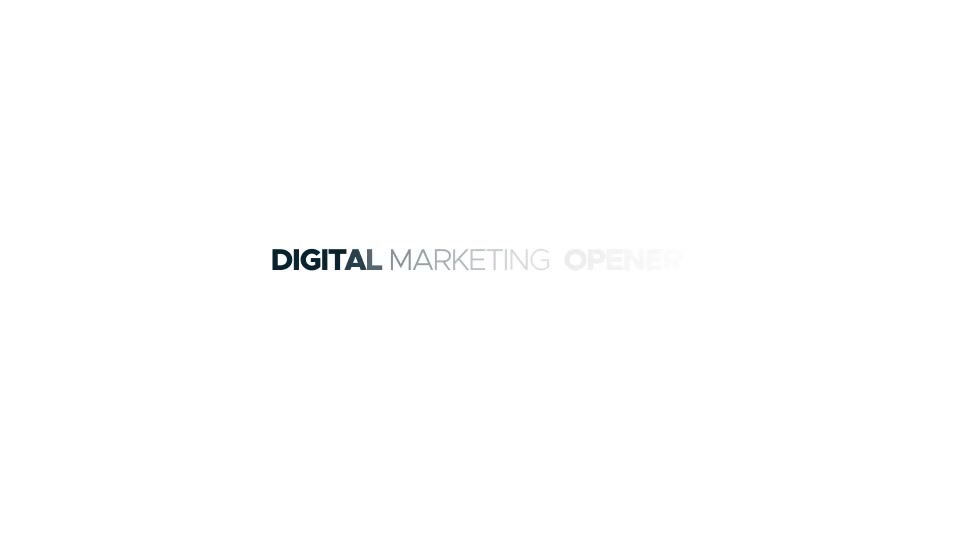 Digital Marketing Opener Videohive 23208569 After Effects Image 2