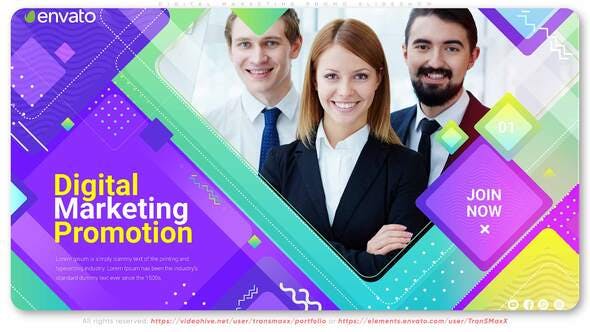 Digital Marketing Promo Slideshow - Videohive Download 35336008