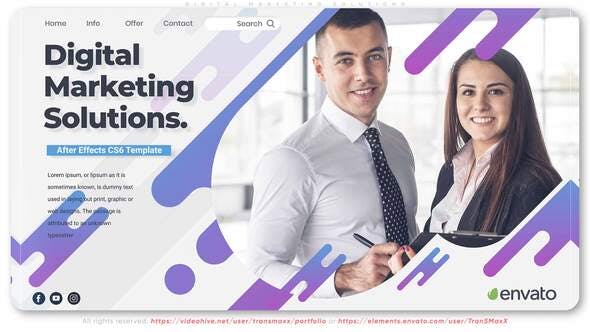 Digital Marketing Solutions - Videohive Download 32277485