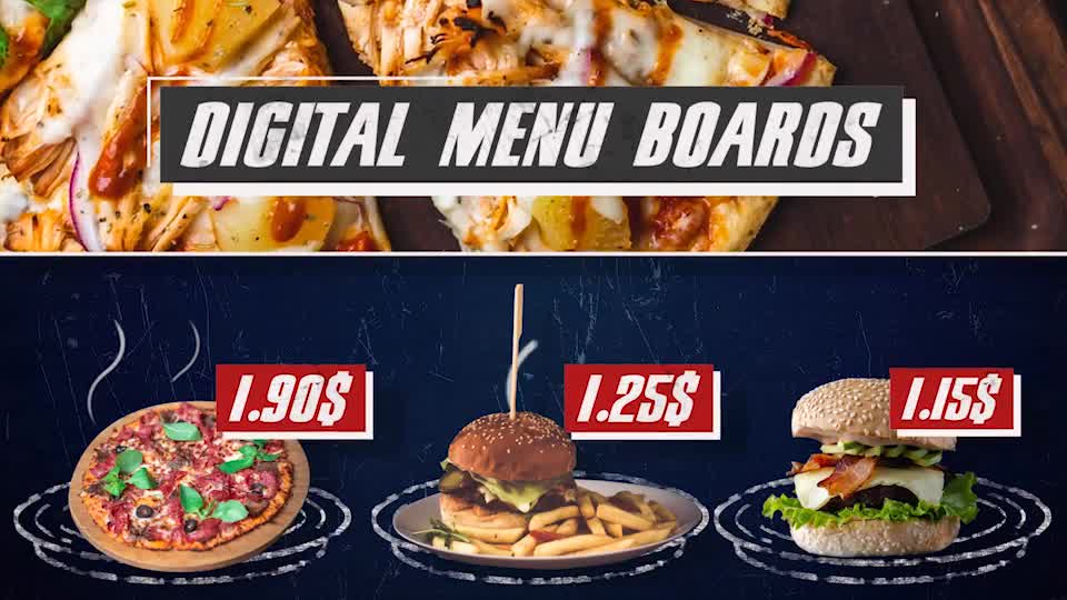 Digital Menu Restaurant Videohive 25558463 After Effects Image 1