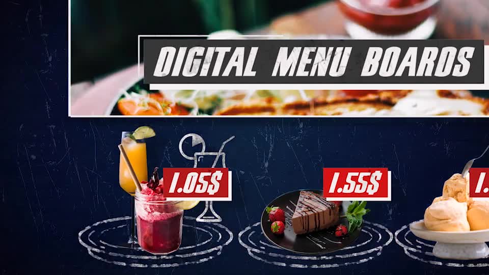 Digital Menu Restaurant Videohive 25558463 After Effects Image 2