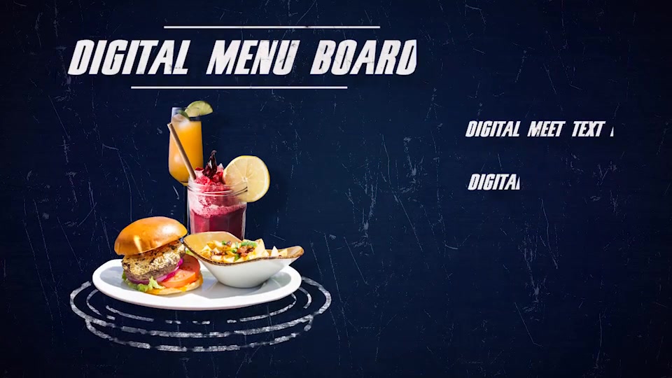 Digital Menu Restaurant Videohive 25558463 After Effects Image 6