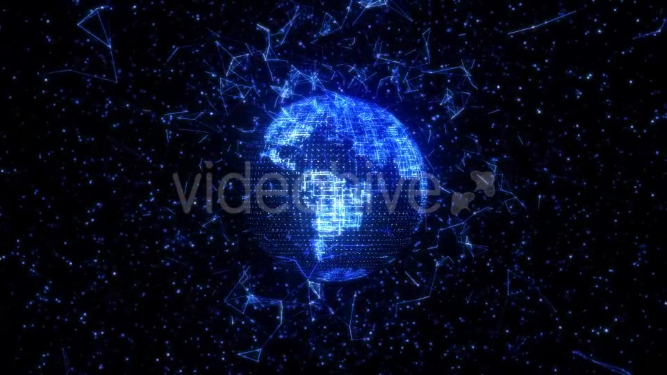 Digital Network Data Activity Planet - Download Videohive 17505475