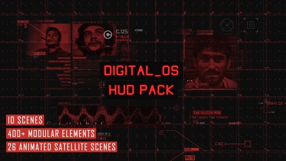 Digital OS HUD Interface Pack - Videohive Download 21425406