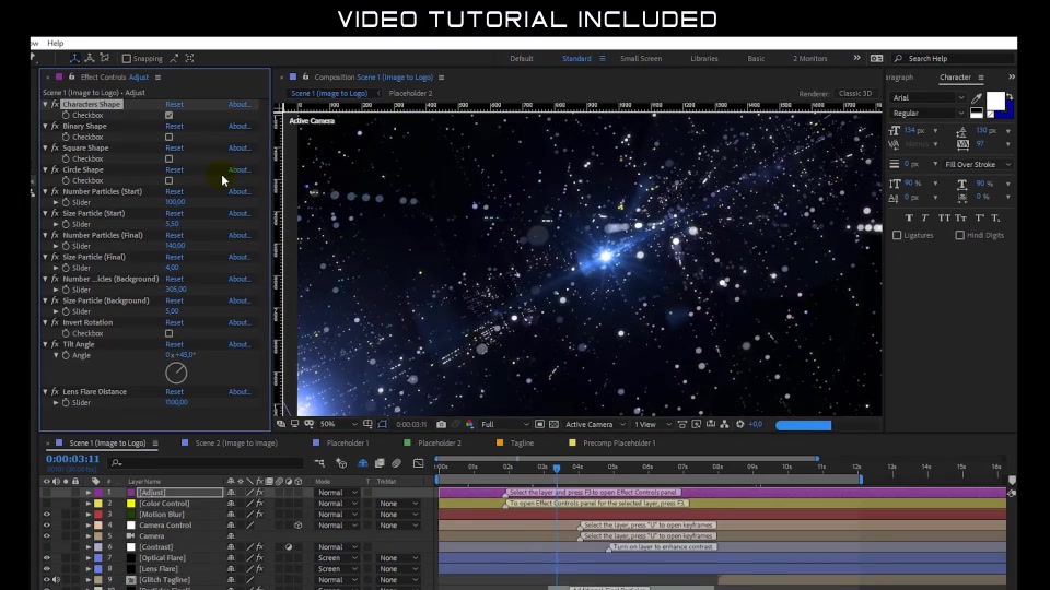 Digital Particles (Logo and Transition) Videohive 23755511 After Effects Image 11