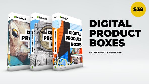 Digital Product Boxes - Download Videohive 23324623