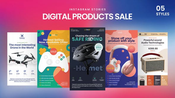 Digital Products Sale Instagram Stories - Download 33624898 Videohive