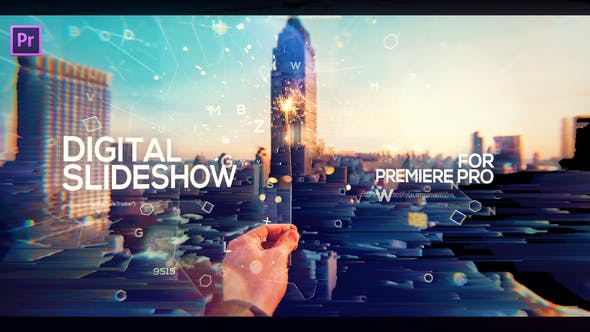 Digital Slideshow Opener for Premiere Pro - 22294179 Videohive Download