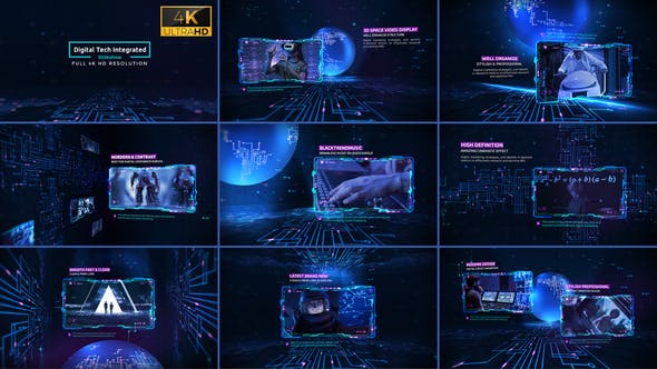 Digital Tech Integrated Slideshow 4K - Download Videohive 36648230