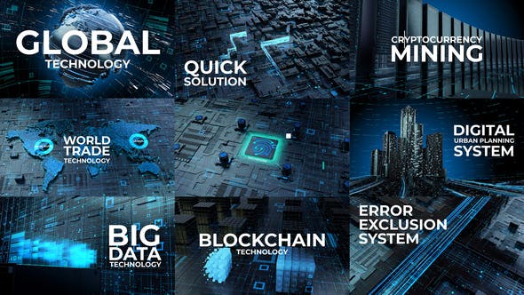 Digital Technology Corporate Trailer - Videohive Download 32458903