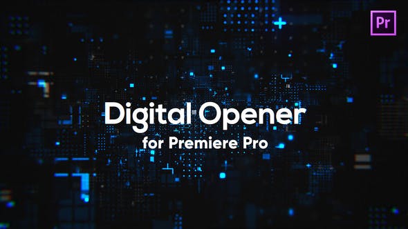 Digital Technology Opener for Premiere Pro - Videohive Download 24653883