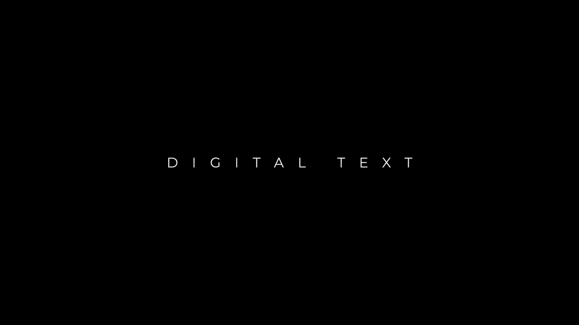 Digital Text Animations Videohive 35748263 Apple Motion Image 2